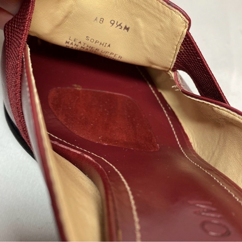 Nordstrom Burgundy Leather Mules - Picture 5 of 15